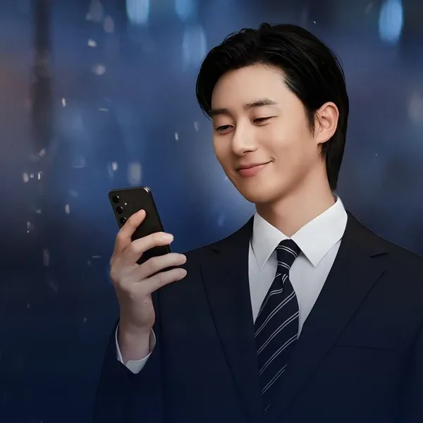 The most loved look of Park Seojoon today
