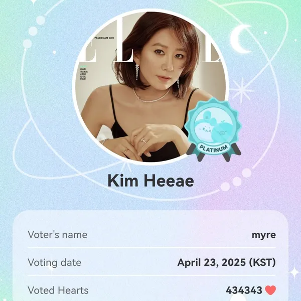 The most loved look of Kim Heeae today