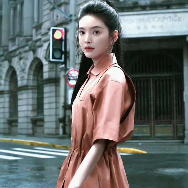 The most loved look of Zhang Ruonan today