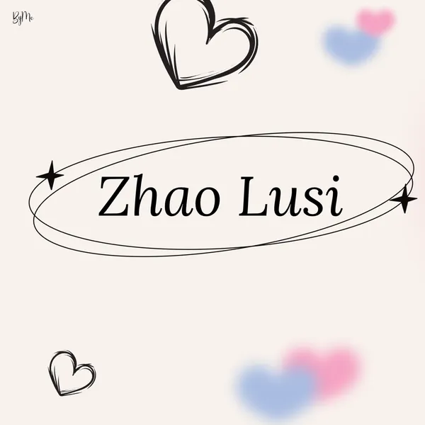 The most loved look of Zhao Lusi today