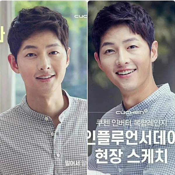 The most loved look of Song Joongki today