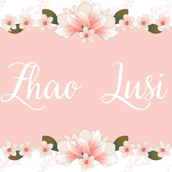 The most loved look of Zhao Lusi today