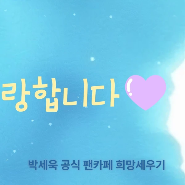 박세욱 팬심 가득한 인기 사진