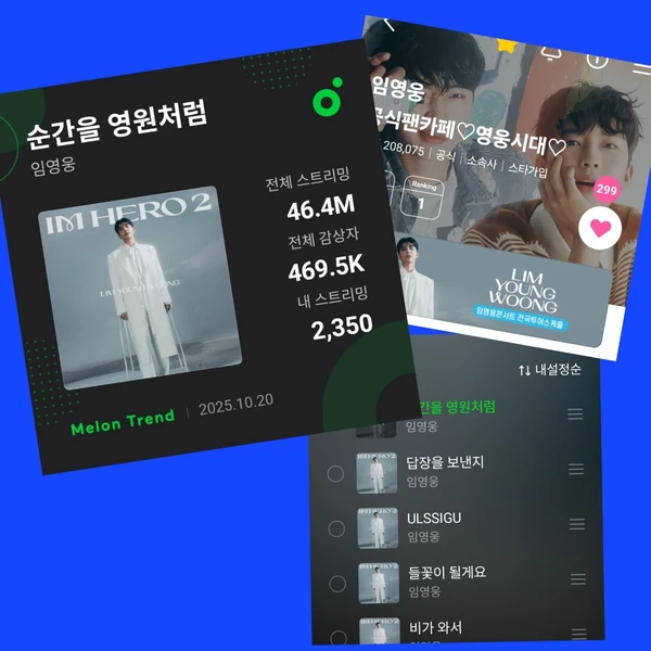 임영웅 팬심 가득한 인기 사진