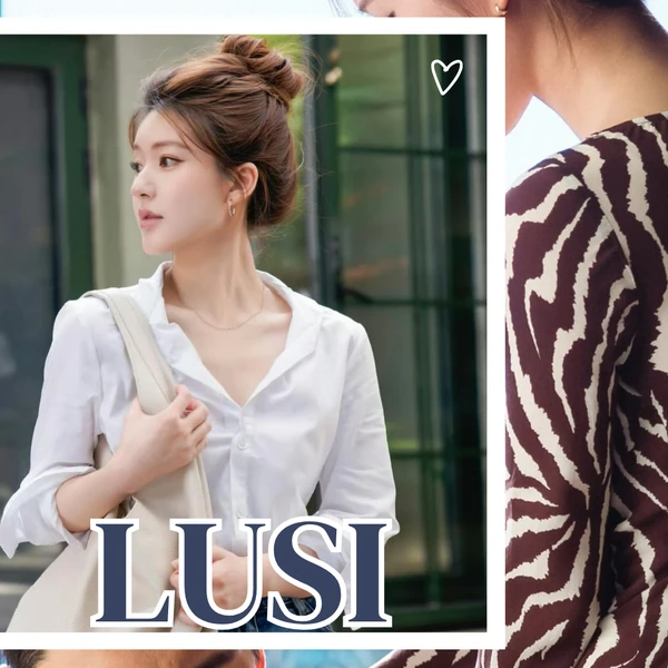 The most loved look of Zhao Lusi today
