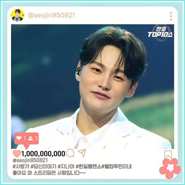 The most loved look of Park Seojin today