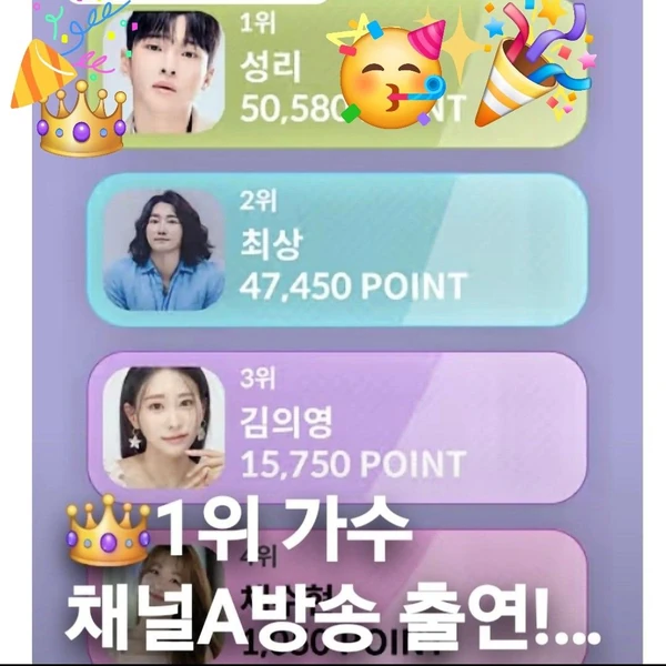 Top moment of Seong Ri chosen by fans