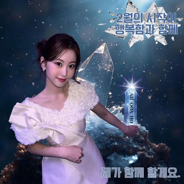 充滿粉絲愛的Oh Yujin人氣照片