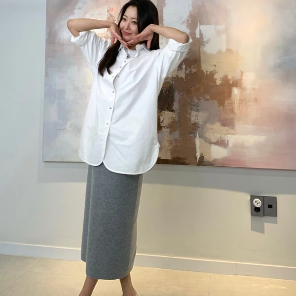 The most loved look of Kim Heesun today