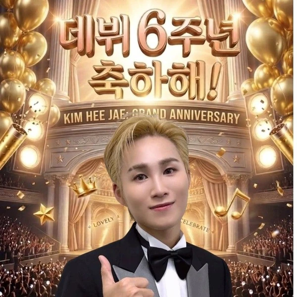 充滿粉絲愛的金熙栽人氣照片