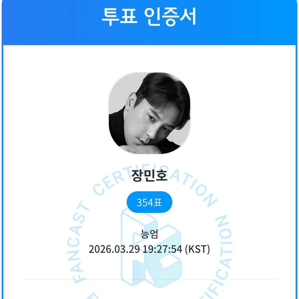 充滿粉絲愛的張民好人氣照片