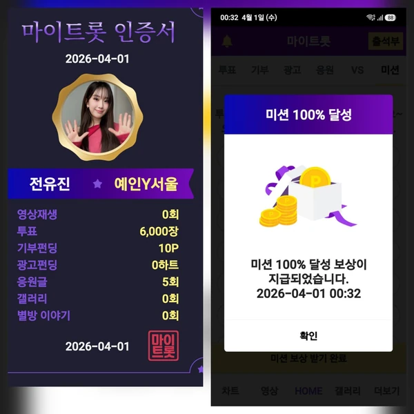 充满粉丝爱意的全裕珍人气照片