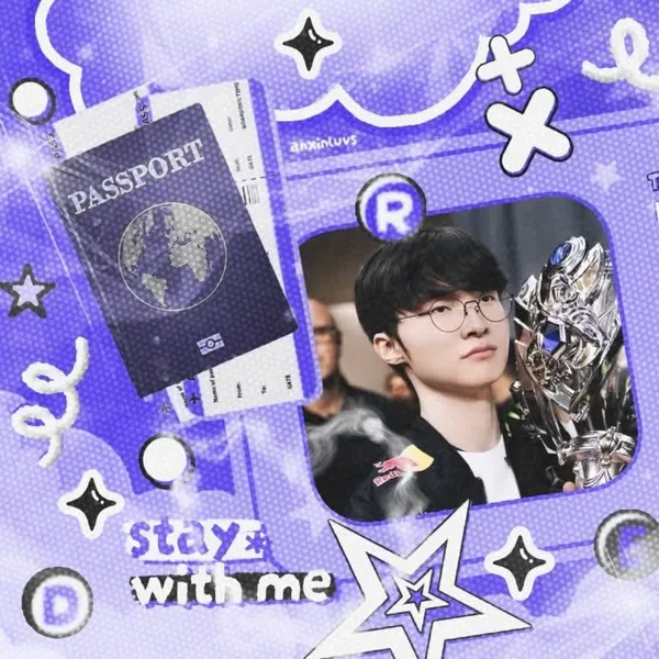 Foto profil populer Faker yang dipilih melalui voting