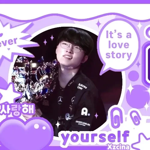 通过投票选出的Faker人气头像图像