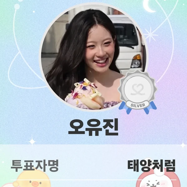 充滿粉絲愛的Oh Yujin人氣照片