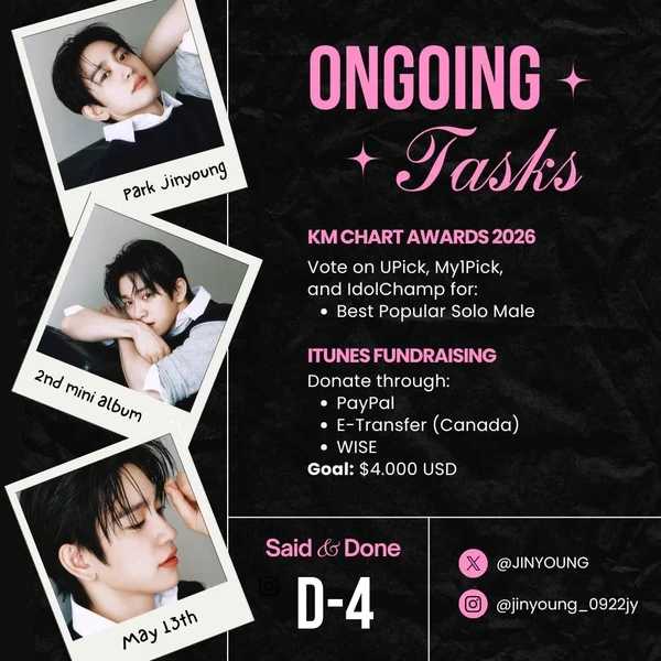 Penampilan Park Jinyoung yang paling disukai hari ini