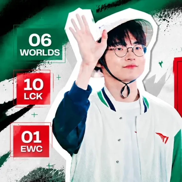 Foto profil terbaik Faker hari ini di Choeaedol Celeb