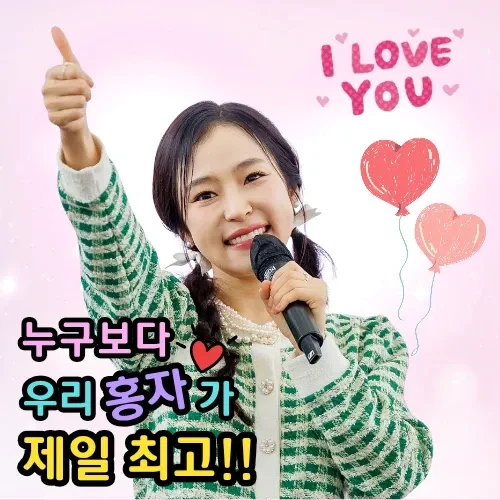 홍자 팬심 가득한 인기 사진