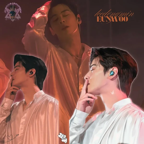 The most loved look of Cha Eunwoo today