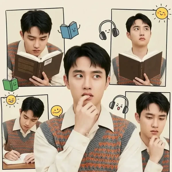 Foto populer Doh Kyungsoo (D.O.) yang penuh cinta dari penggemar