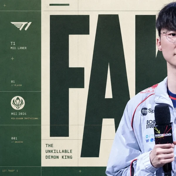 展現Faker魅力的代表照片