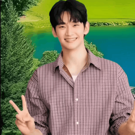 The most loved look of Kim Soohyun today