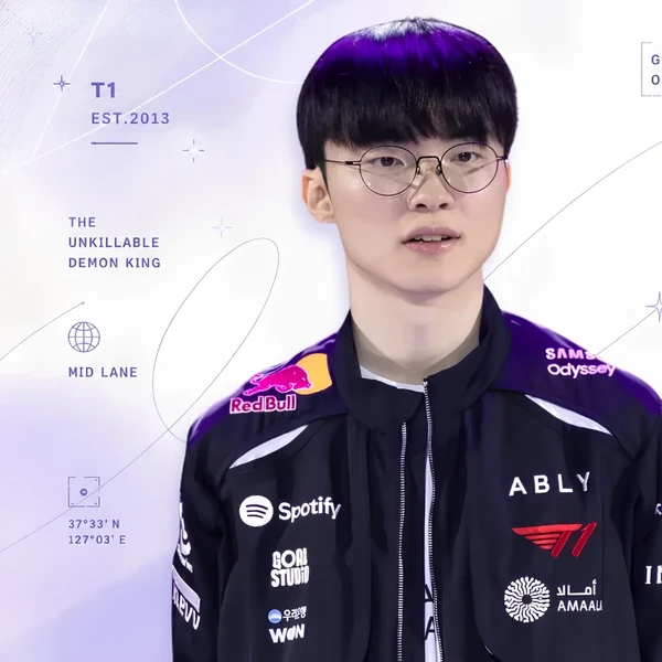 Today’s standout profile photo of Faker on Choeaedol Celeb