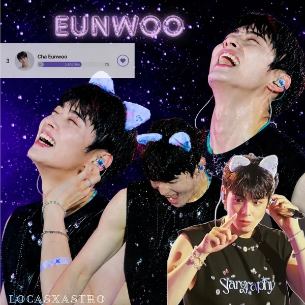 Representative photo of Cha Eunwoo showing their charm
