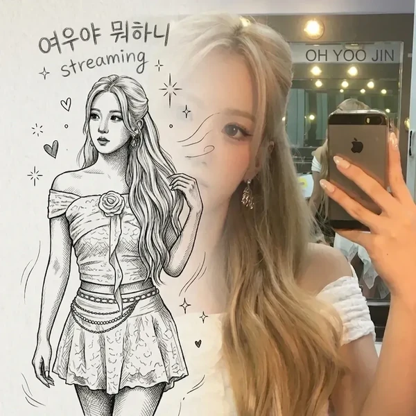 The most loved look of Oh Yujin today