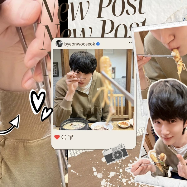 The most loved look of Byeon Wooseok today