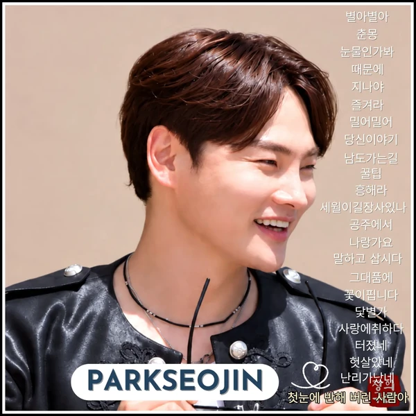 박서진 팬심 가득한 인기 사진
