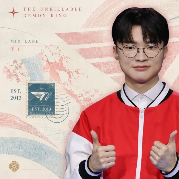 Today’s standout profile photo of Faker on Choeaedol Celeb