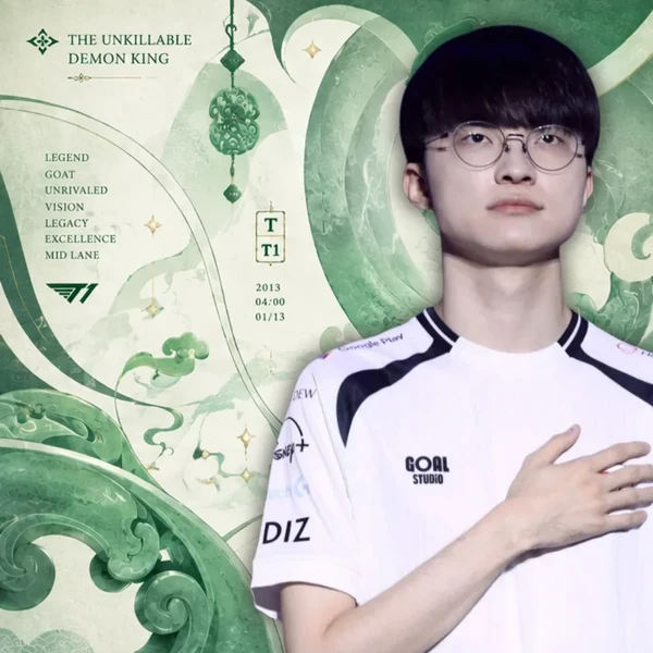 Representative photo of Faker showing their charm